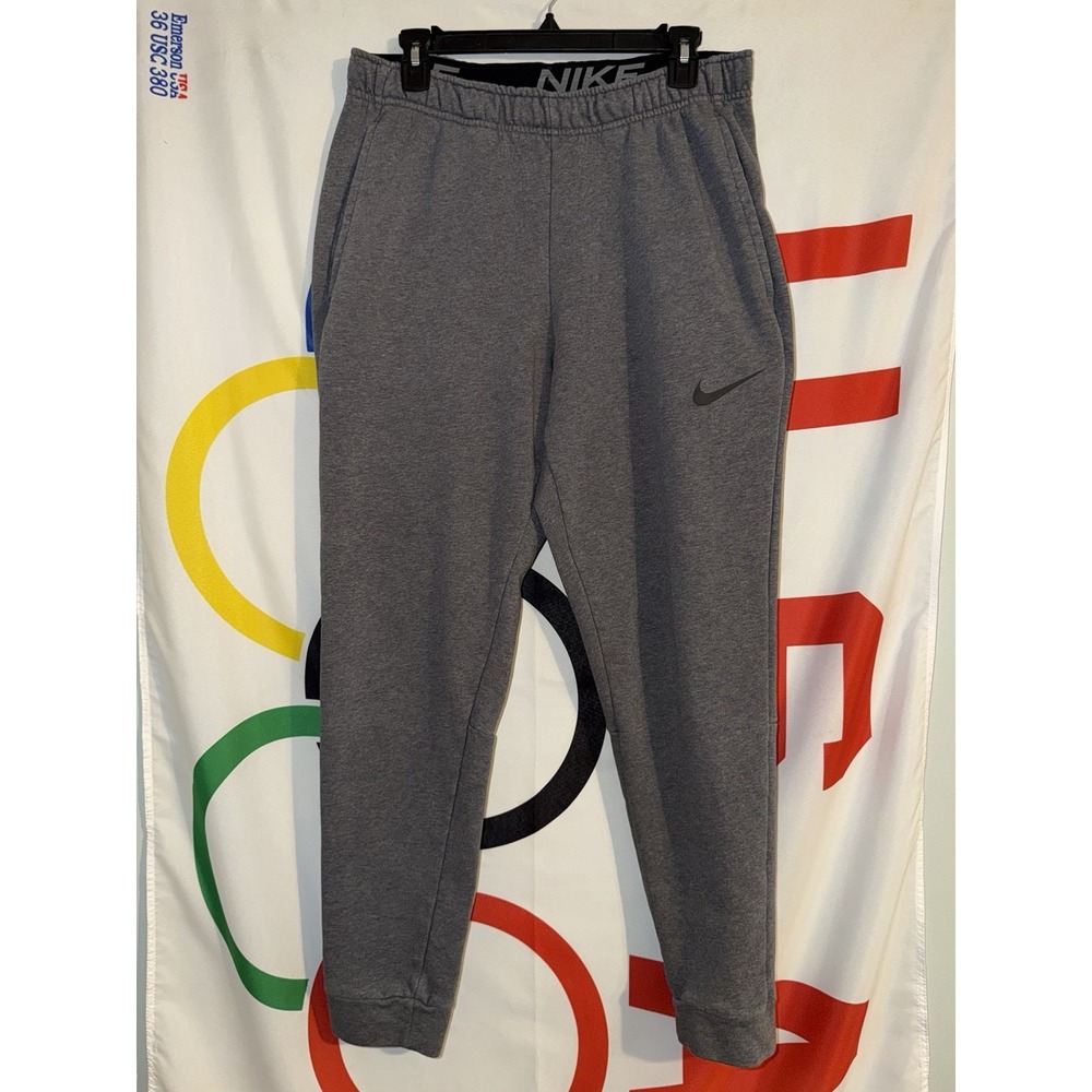 Nike Sweatpants Mens Large Gray Tapered Jogger
